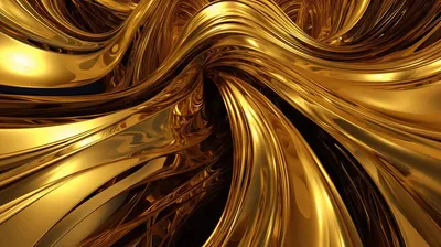 блестящий 3d визуализированный абстрактный золотой фон, блестящее золото,  золотая волна, золотой блеск фон картинки и Фото для бесплатной загрузки