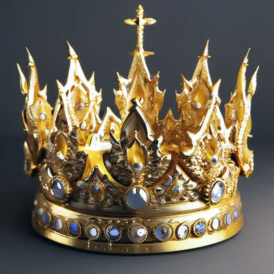 Золотая корона Векторное изображение ©adamson 5088369