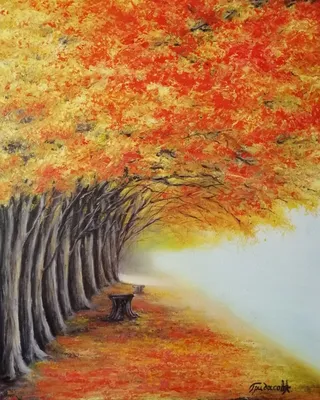 Картина Золотая осень ᐉ Гридасова Анна ᐉ онлайн-галерея Molbert.