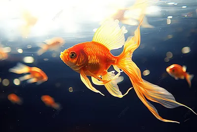 Картина с золотой рыбкой Золотая рыбка Яркая рыбка Картина с рыбой в  интернет-магазине Ярмарка Мастеров по цене 3230 ₽ – RDFM8RU | Картины,  Алексеевка - доставка по России