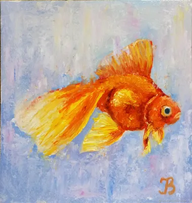 Детские рисунки Золотая рыбка - 92 фото