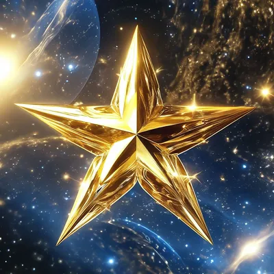 Золотая звезда на белом фоне Иллюстрация штока - иллюстрации насчитывающей  металл, градиент: 209542782