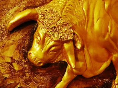 Картина «Золотой бык» — купить в интернет-магазине постеров MyMoneyArt