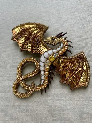 Статуэтка «Золотой дракон» | Процвет