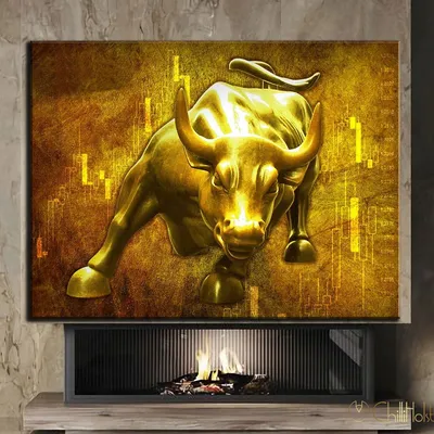 Золотой Телец (Golden Calf), Painting by Vladimir Dvizov | Artmajeur