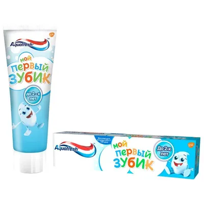 Зубная паста Aquafresh Мой первый зубик до 2лет 50мл купить по цене 149 ₽ в  интернет-магазине Детский мир